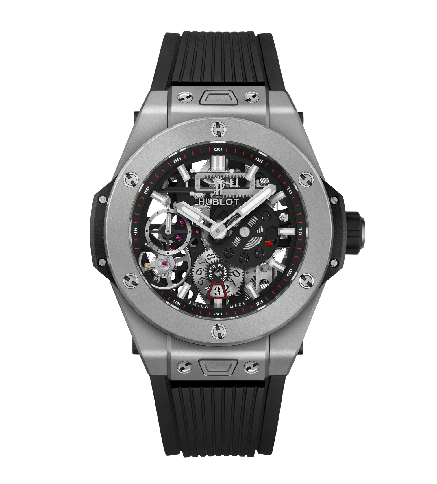 Hublot Big Bang Meca-10 Titanium 45mm Watch with Skeleton Dial